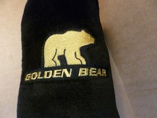 Jack Nicklaus Golden Bear Black Golf Club Head Cover Sock #3
