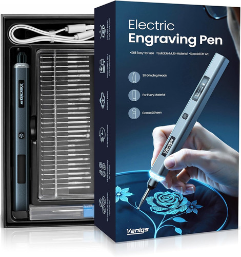 Engraving pen for metal wood - engraving,