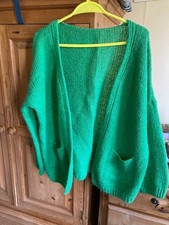 Ladies Apple Green Cardigan (One size)