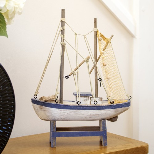 Large wooden fishing trawler - wooden,