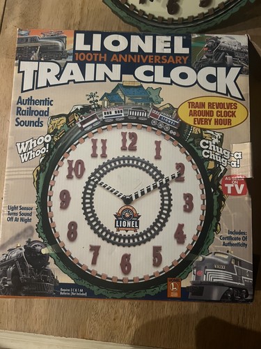Vintage lionel train clock - vintage,