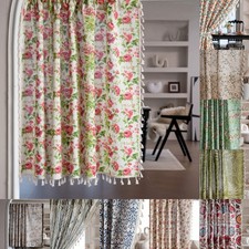 Retro Floral Tassels Door