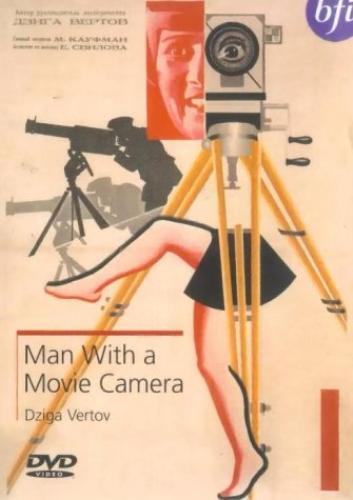 Man with movie camera dvd - camera,