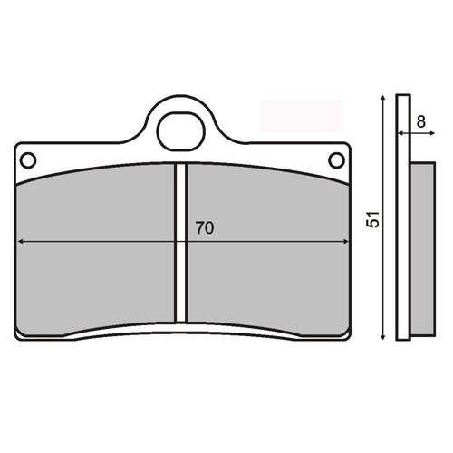 Pair brake pads for - pads,