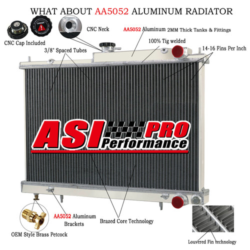 Rows radiator for nissan - radiator,