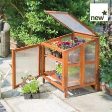 Rowlinson Garden Hardwood Cold Frame Brown