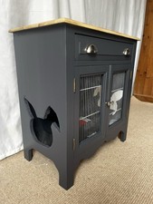 Indoor Rabbit Supplies Hay Rack Cage Feeder Cupboard.