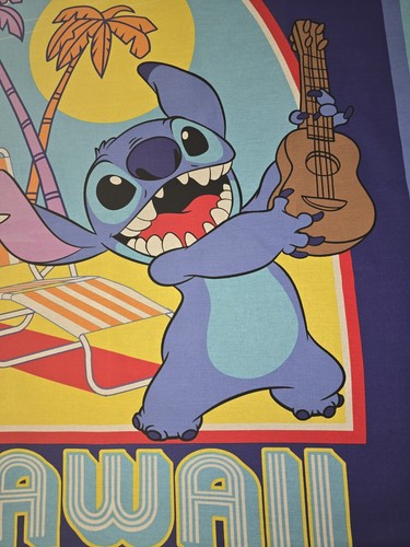 Disney stitch quilt panel - stitch, panel 