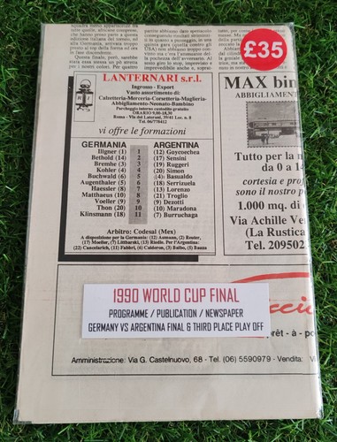 Germany argentina 1990 world - 1990,