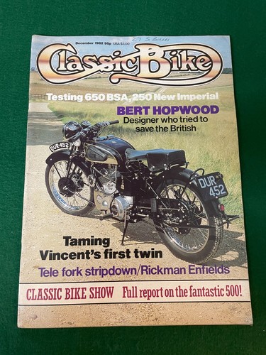 Classic bike dec 1982 - classic,
