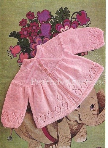 Baby girl matinee coat - matinee,