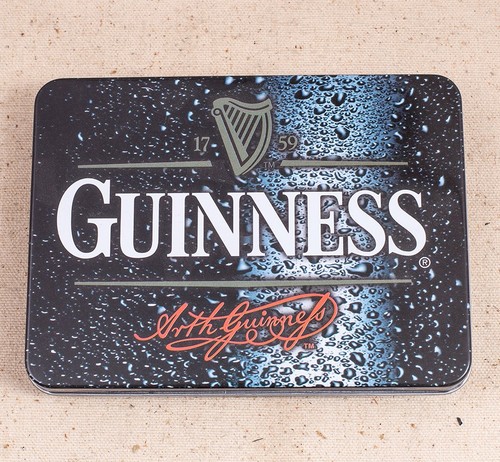 Guiness playing cards tin with - playing,