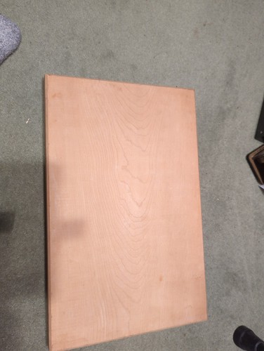 Vintage heavy bread board - heavy,