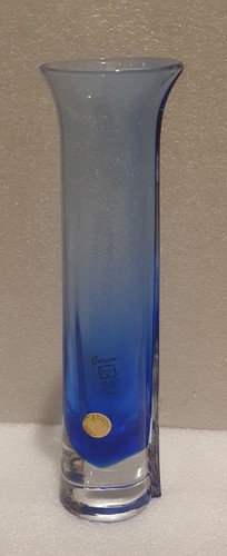 Blue vase italian tall - blue,