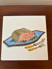 Vintage 1950s Carter Tile Poole Pottery Meat on a Dish  - Alfred Read ?