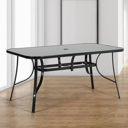 Tempered glass outdoor dining - outdoor,