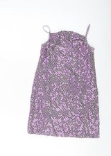 BHS Girls Purple Nylon A-Line