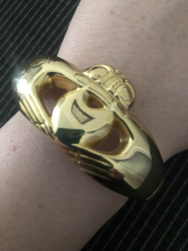Vintage chunky gold tone - chunky, metal