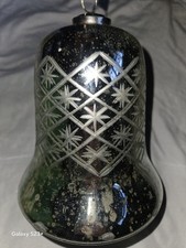 Extra Large Heavy Glass Silver