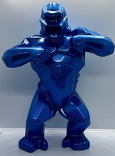 Orlinski Style Blue Wild King Kong Gorilla Pop Art Sculpture