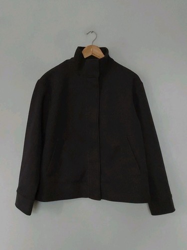 Denim high neck jacket in - high,