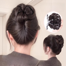 Natural Hair Bun Claw Clip