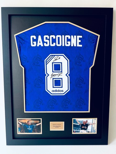 Framed paul gascoigne rangers - framed,