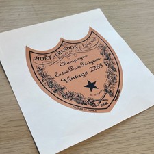 Star Trek Generations Champagne Bottle Sticker Replica Reproduction Prop