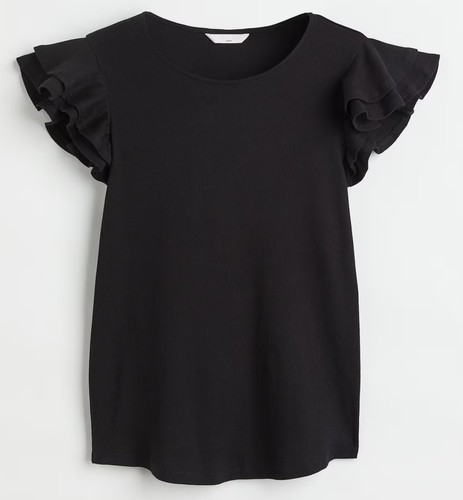 Maternity flutter sleeve - h&m,