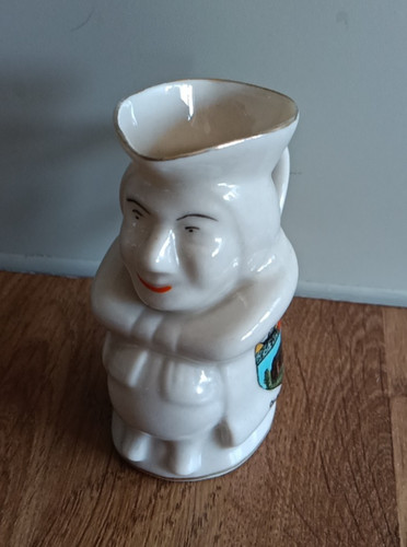 Carlton crested china toby jug - crested,