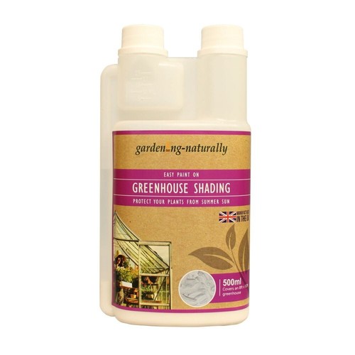 Greenhouse glass chalk shading - glass,