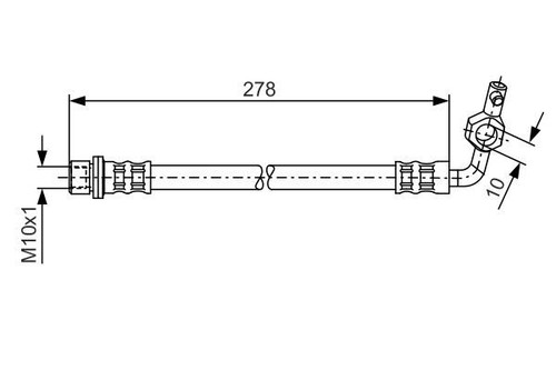 Brake hose for toyota rav - toyota:rav, 4