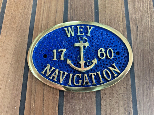Wey navigation 1760 - navigation, brass