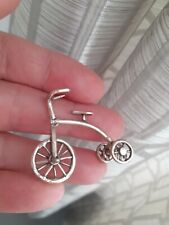 Silver 925 3 Wheel small Miniature Tricycle trike bike silver collectors item 