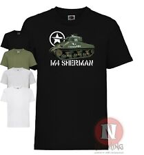 M4 Sherman tank T-shirt WW2 US