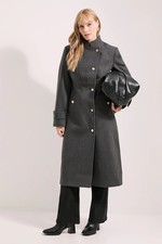 Wallis Grey Coat Womens