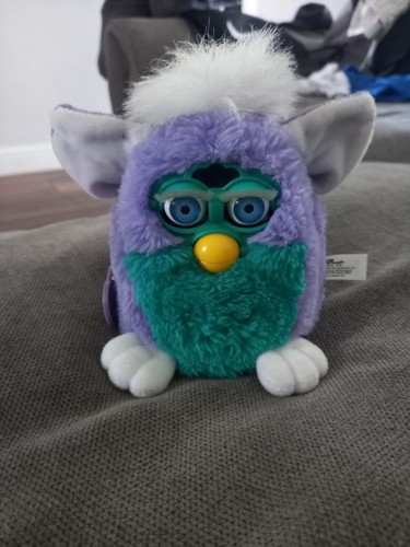1999 very purple furby baby - "very,
