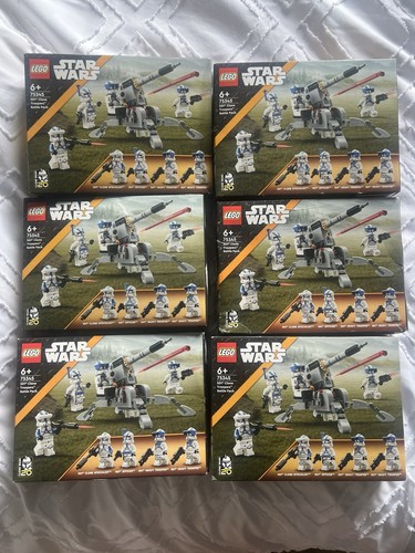 Lego star wars 501st clone - wars, 6x