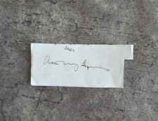 Anthony Hopkins Autograph