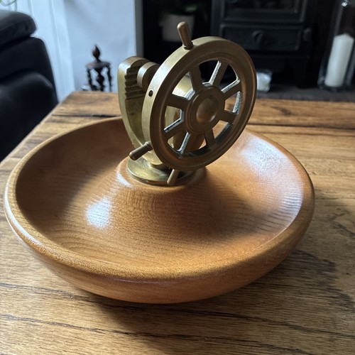 Vintage brass ship - brass, ship’s