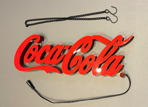 Coca cola script - script, led