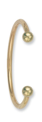 Mens gold torque bangle gents - bangle,