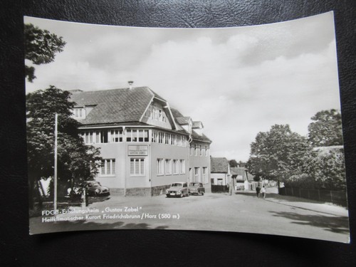Postcard friedrichsbrunn fdgb - postcard, friedrichsbrunn,