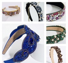 Crystal headband rhinestone - crystal,