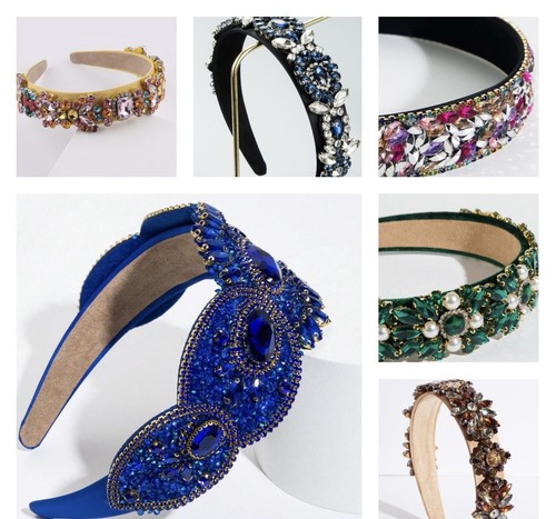 Crystal headband rhinestone - crystal,
