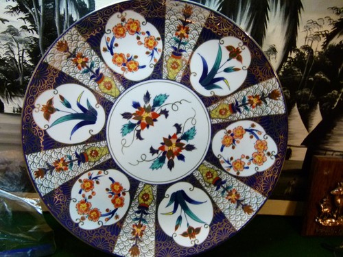 Japanese imari large plate - imari,