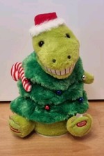 Singing And Dancing Dinosaur ChristmasTree Animated Plush Toy Christmas Musical 