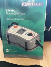 Kewtech FT64DL Multifunction Tester