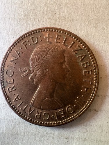 1965 half penny - half,