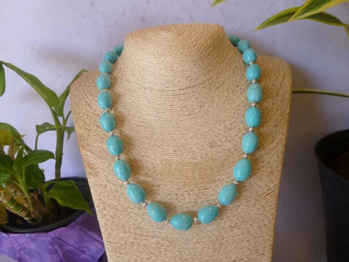 Turquoise and silver native - turquoise,